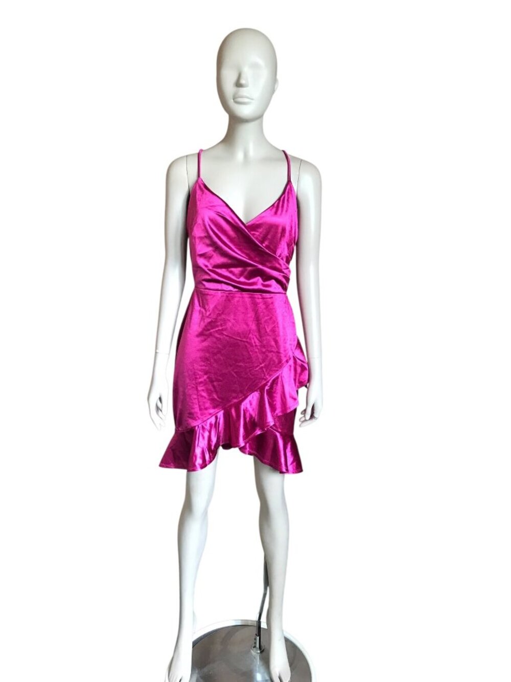 NWT Lulu’s Purple Faux Wrap Dress
